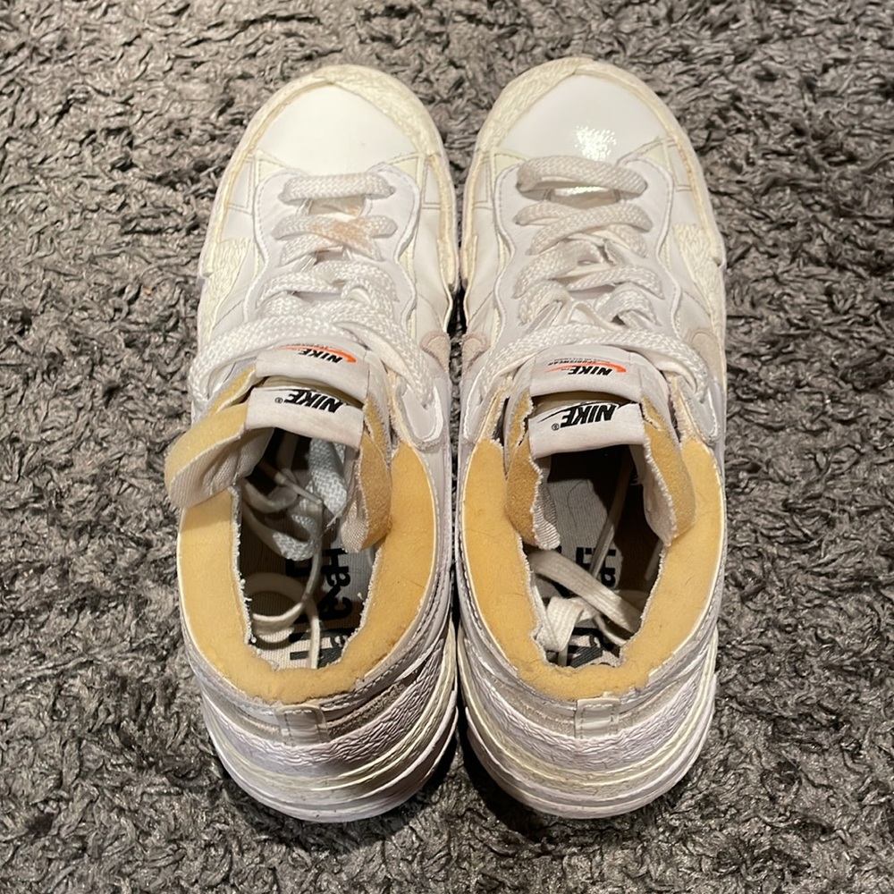 Nike White and Cream Athletic Shoes - Picture 5 of 8